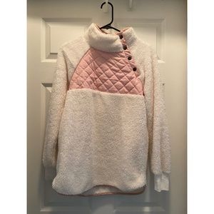 Women's Oblique Button Down Pullover